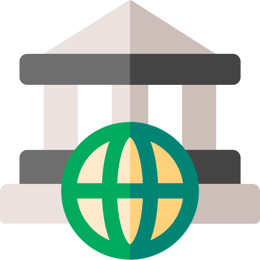 Bank Basic Rounded Flat icon