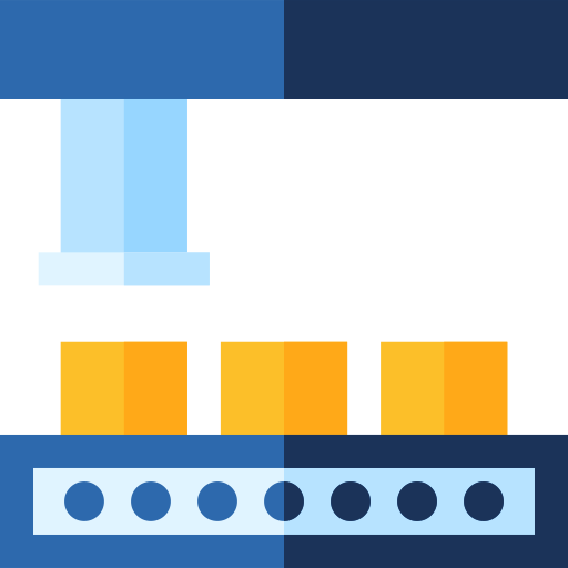 machine Basic Straight Flat icoon