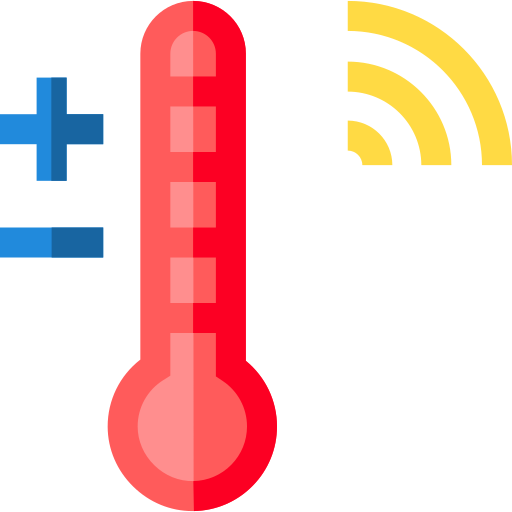temperatura Basic Straight Flat Ícone