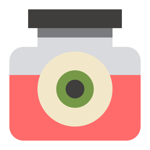 Eye jar Generic Flat icon