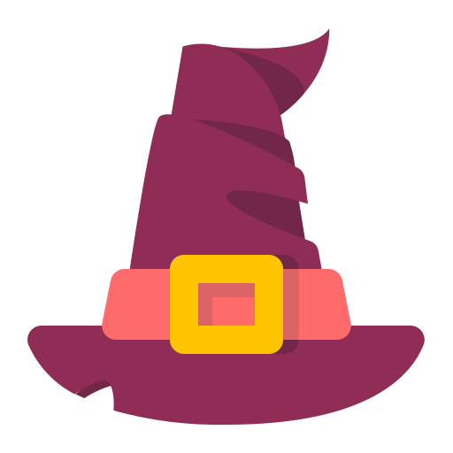 chapéu de bruxa Generic Flat Ícone