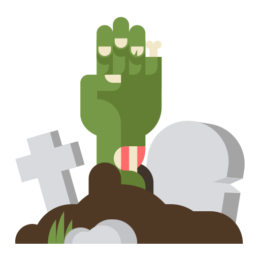 Zombie Generic Flat icon