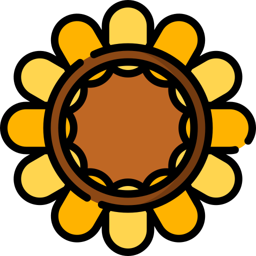 girasol Special Lineal color icono