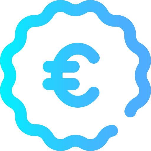 euro Super Basic Omission Gradient icona