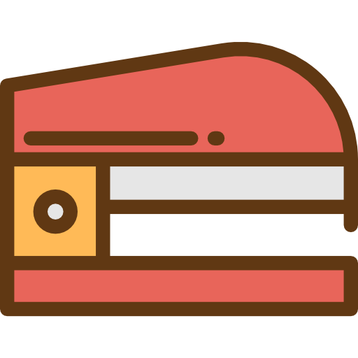 Stapler Detailed Rounded Lineal color icon