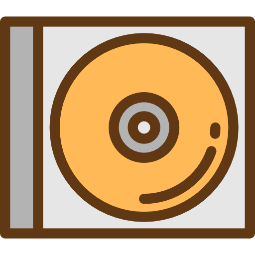 コンパクトディスク Detailed Rounded Lineal color icon