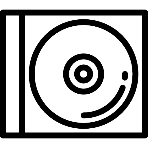 콤팩트 디스크 Detailed Rounded Lineal icon