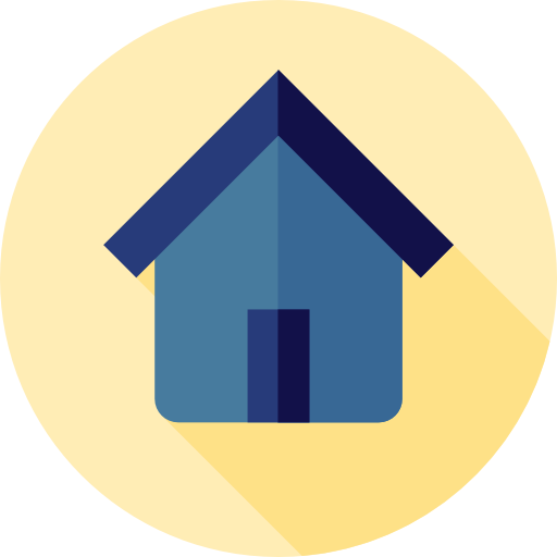zuhause Flat Circular Flat icon