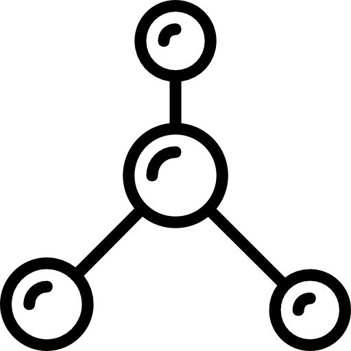 Átomos Basic Miscellany Lineal icono