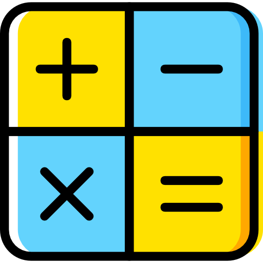 rekenmachine Basic Miscellany Yellow icoon