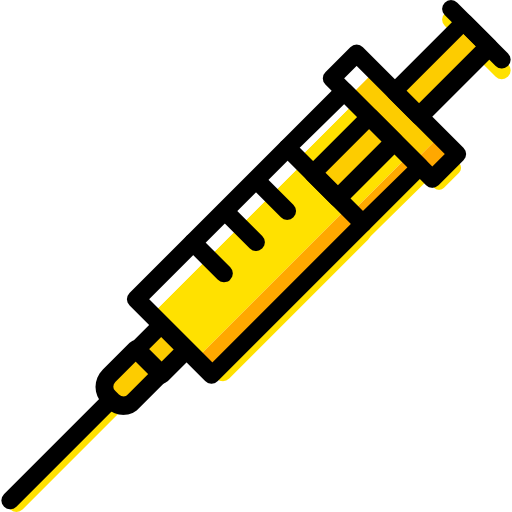 Syringe Basic Miscellany Yellow icon