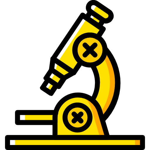 Microscope Basic Miscellany Yellow icon