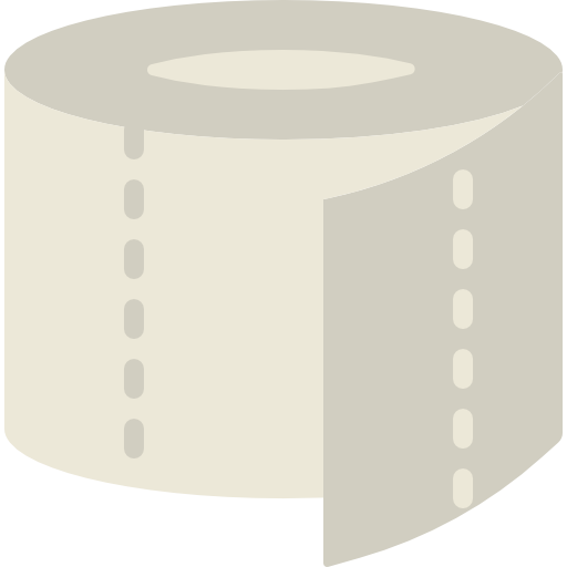 toilettenpapier Basic Miscellany Flat icon