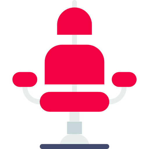 Barber chair Basic Miscellany Flat icon