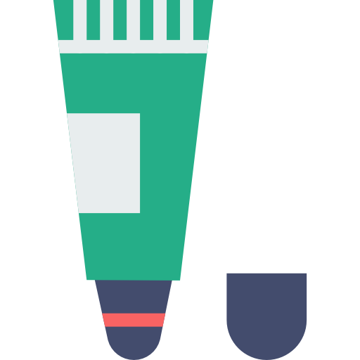Toothpaste Basic Miscellany Flat icon