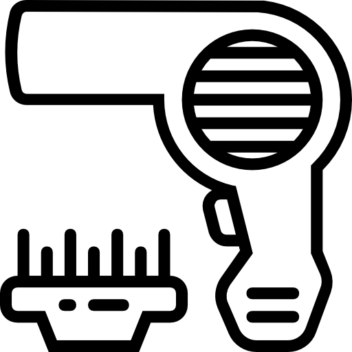 Hairdryer Basic Miscellany Lineal icon