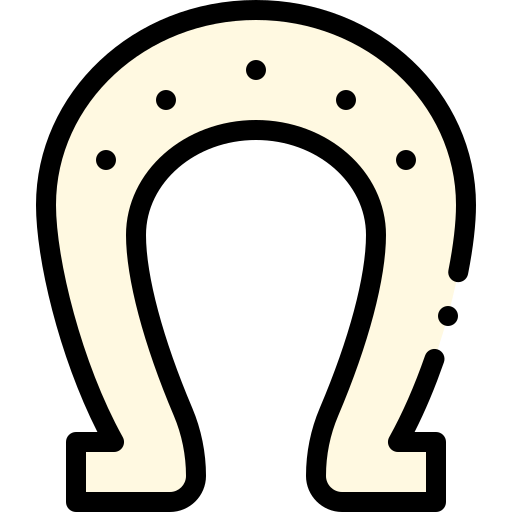 Horseshoe Detailed Rounded Lineal color icon