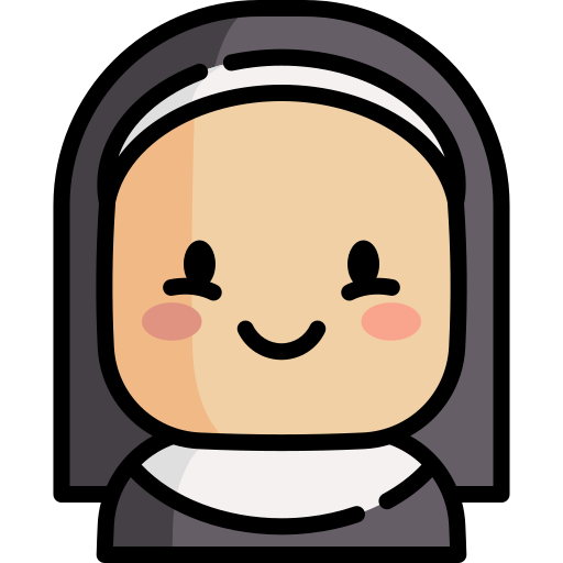 수녀 Special Lineal color icon