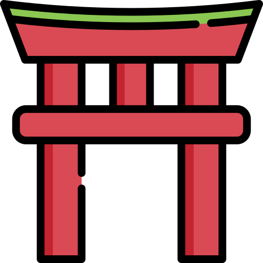 brama torii Special Lineal color ikona