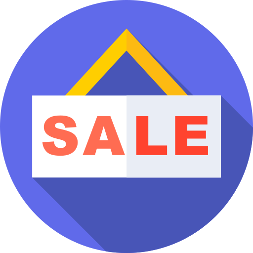 Sale Flat Circular Flat icon