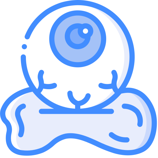 Eyeball Basic Miscellany Blue icon