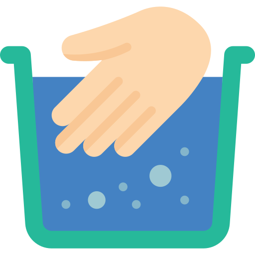 lavaggio delle mani Basic Miscellany Flat icona