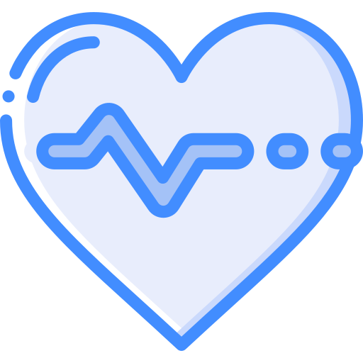 cardiogram Basic Miscellany Blue icoon