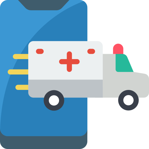 ambulans Basic Miscellany Flat ikona