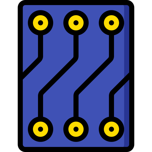 circuito Basic Miscellany Lineal Color icono