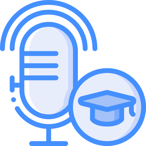 podcast Basic Miscellany Blue icoon