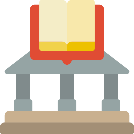 bibliothek Basic Miscellany Flat icon