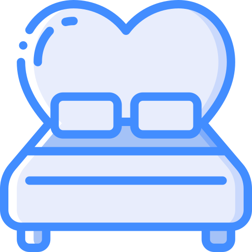 침대 Basic Miscellany Blue icon