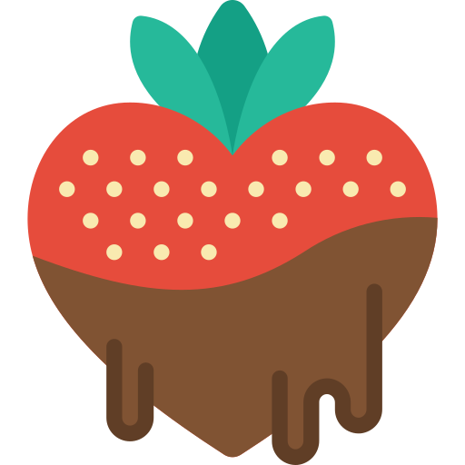 Strawberry Basic Miscellany Flat icon