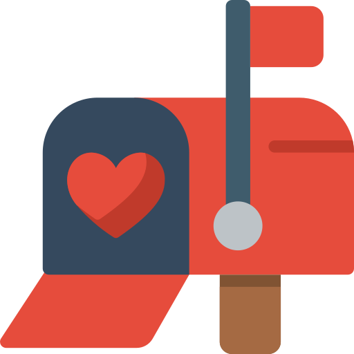 Love message Basic Miscellany Flat icon