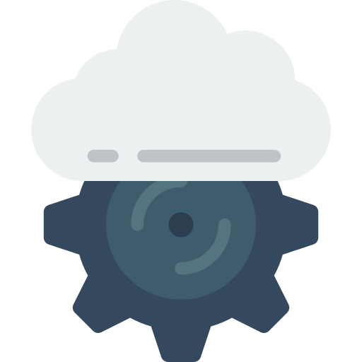 Cloud computing Basic Miscellany Flat icon