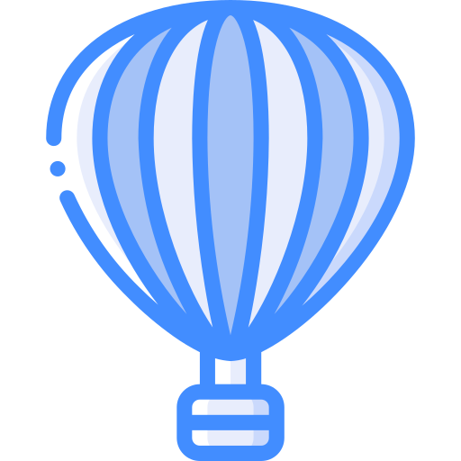 heißluftballon Basic Miscellany Blue icon