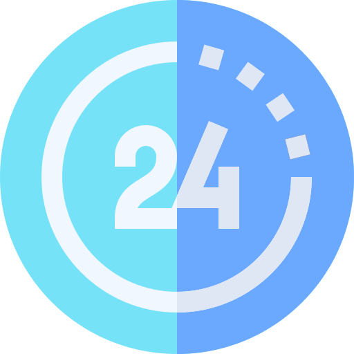24 ore Basic Straight Flat icona