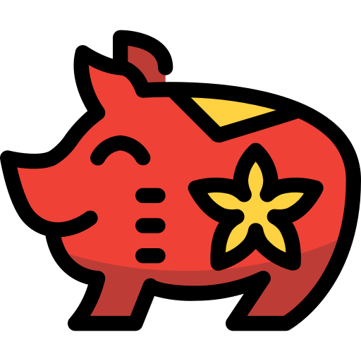 cerdo Generic Outline Color icono