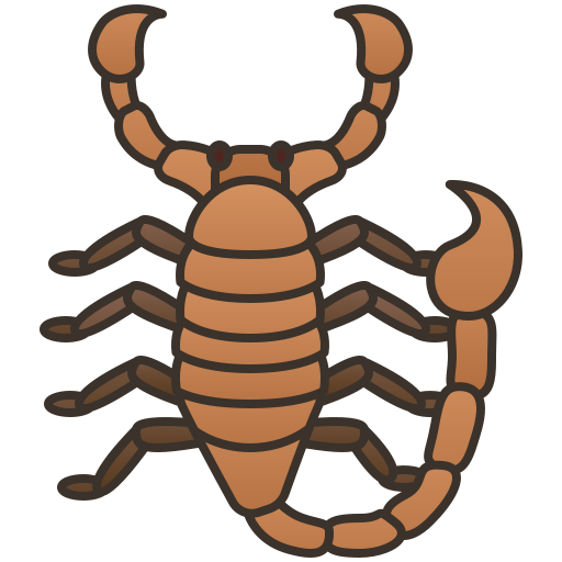 skorpion Amethys Design Lineal Color ikona