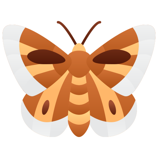 vlinder Amethys Design Flat icoon