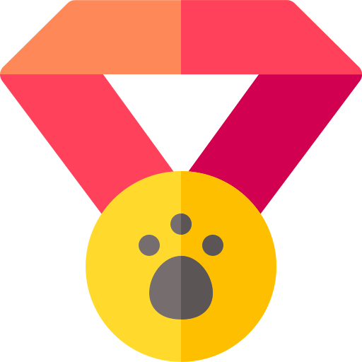 mascota Basic Rounded Flat icono