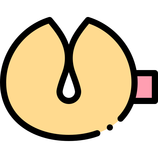 포춘 쿠키 Detailed Rounded Lineal color icon