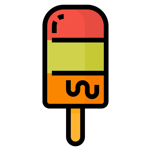 아이스크림 Aphiradee (monkik) Lineal Color icon