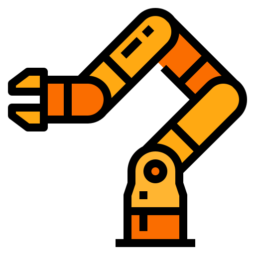 Роботизированная рука Aphiradee (monkik) Lineal Color иконка