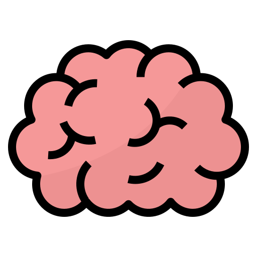 mózg Aphiradee (monkik) Lineal Color ikona