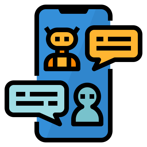 chatbot Aphiradee (monkik) Lineal Color icon