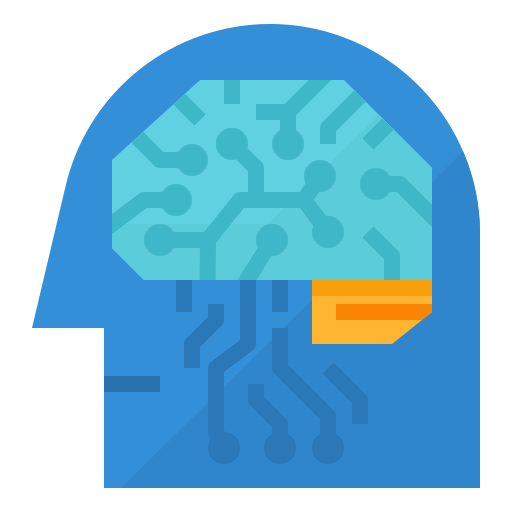 inteligência artificial Aphiradee (monkik) Flat Ícone