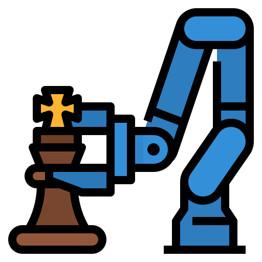 Robot arm Aphiradee (monkik) Lineal Color icon