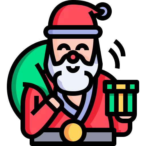 Santa claus Justicon Lineal Color icon