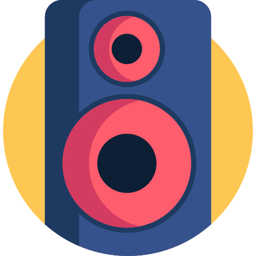 audio Detailed Flat Circular Flat ikona
